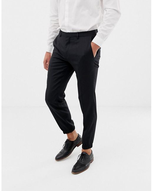 Tapered Fit Formal Trousers-anthinhphatland.vn