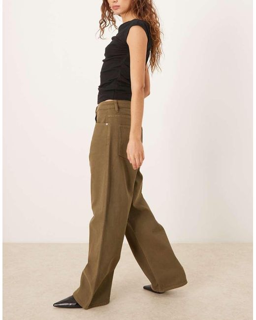 Mango Natural Lucky 100% Cotton baggy Jean