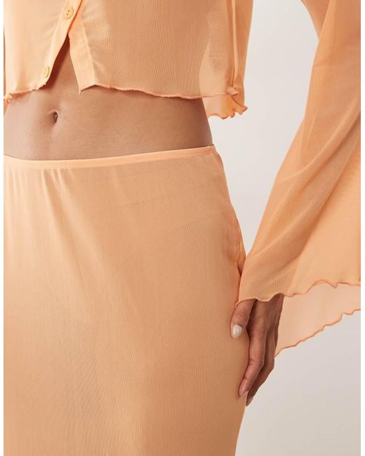 Gonna Lunga di ASOS in Natural