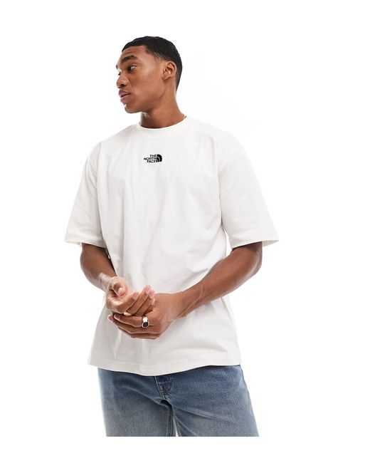 The North Face White Oversized Heavyweight T-shirt for men