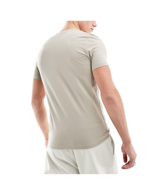 ASOS – 3er-pack körperbetonte t-shirts in Natural für Herren