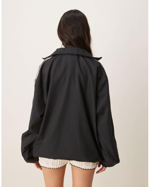 Adidas Originals Black Firebird – oversize-trainingsjacke