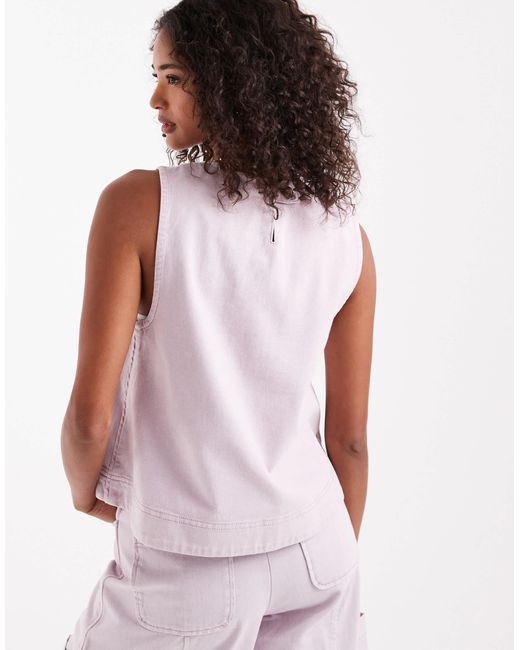 ASOS Purple Shell Top