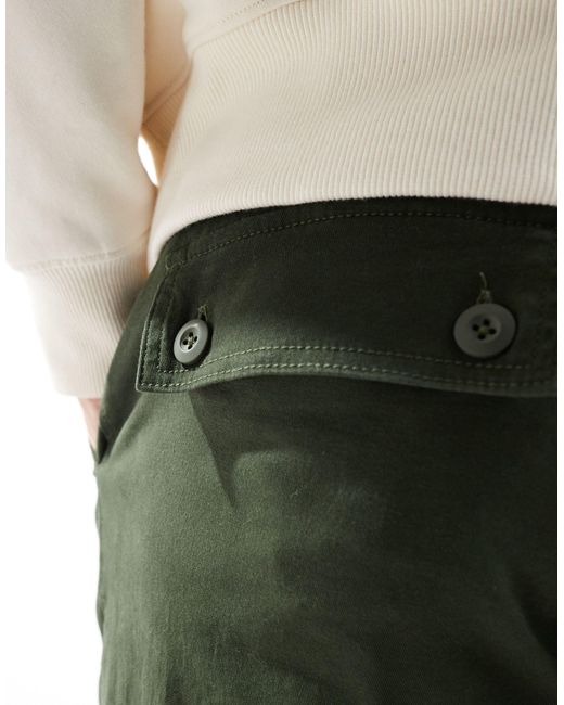 ASOS White Tapered Cargo Trouser for men
