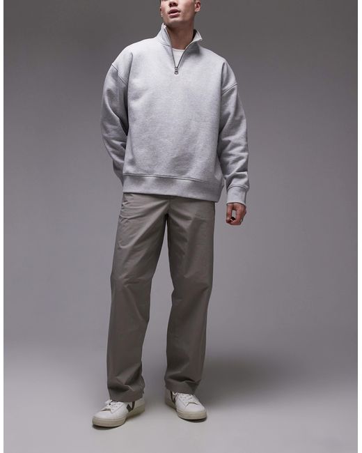 ARKET – locker geschnittene chinohose in Gray für Herren