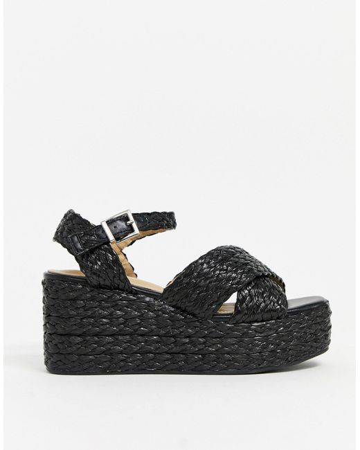 wide fit flatform sandals