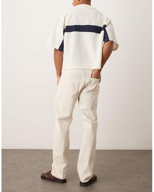 Vaqueros De Pernera Recta Suelta Ocean De -Blanco ARKET de hombre de color White
