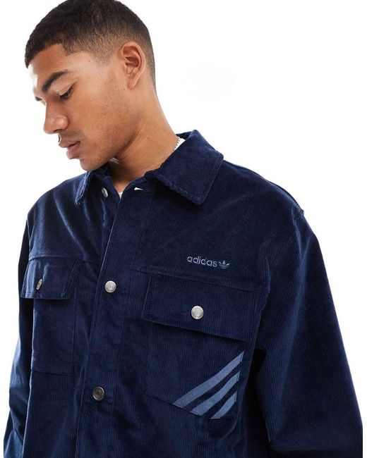 Adidas Originals Blue Coach Jacket for men