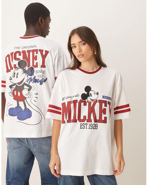 ASOS Red – disney – unisex – oversize-baseball-t-shirt
