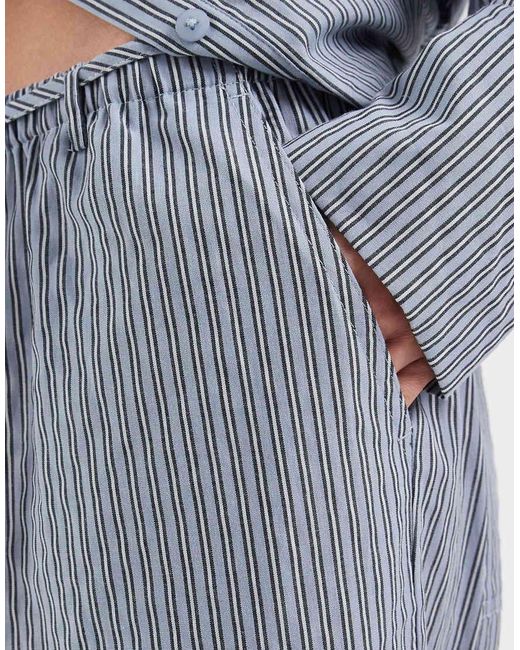 ASOS Blue Pull On Trousers