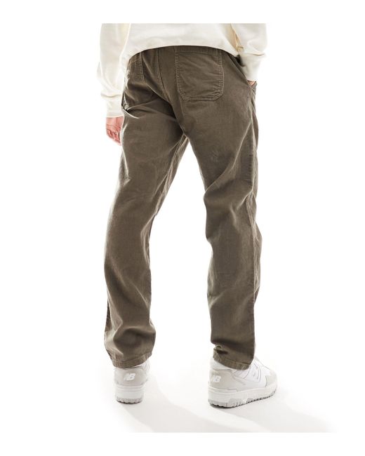 Pantalon à enfiler en velours côtelé - marron clair New Look pour homme en coloris Natural