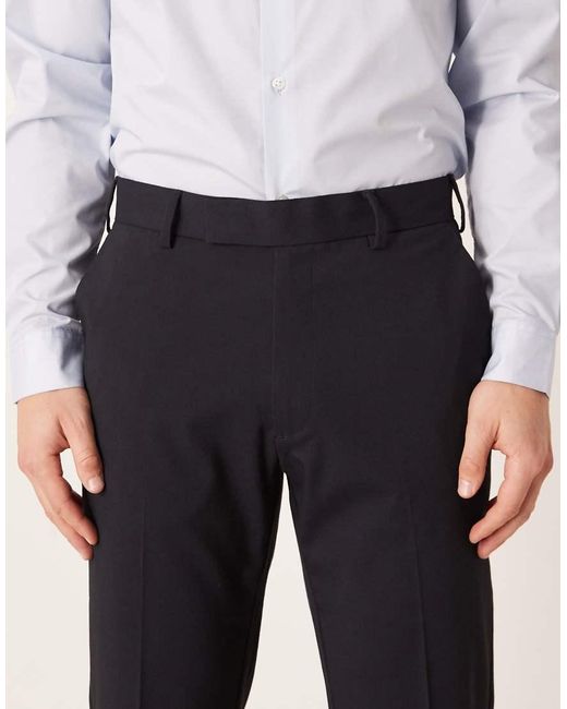 ASOS White Smart Slim Pants for men