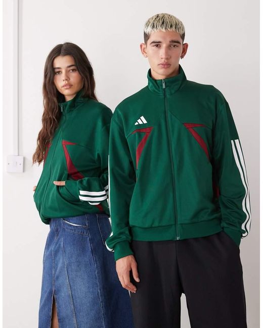 Adidas Originals Green Adidas Sportswear House Of Trio Track Top