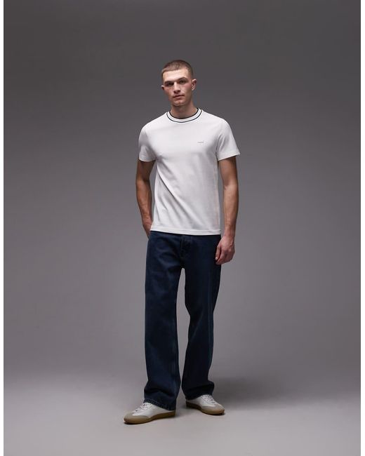 Lacoste Gray Relaxed Fit T-shirt With Tonal Logo for men