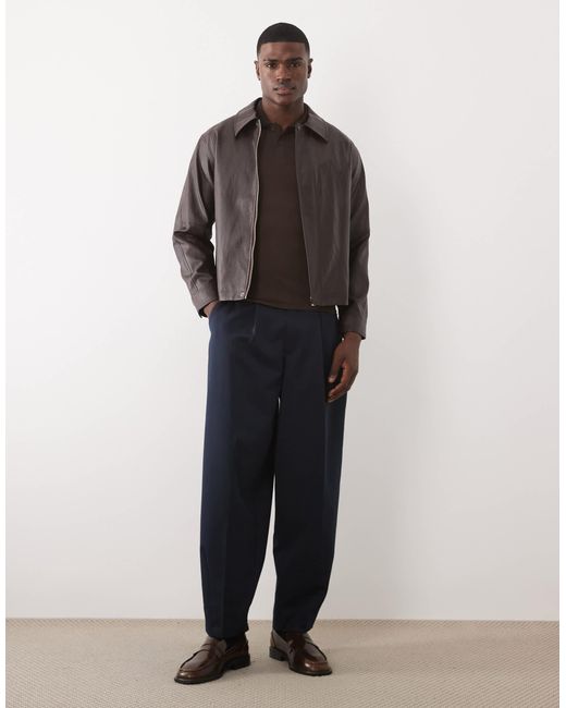 ASOS – basic-muskelshirt in Brown für Herren
