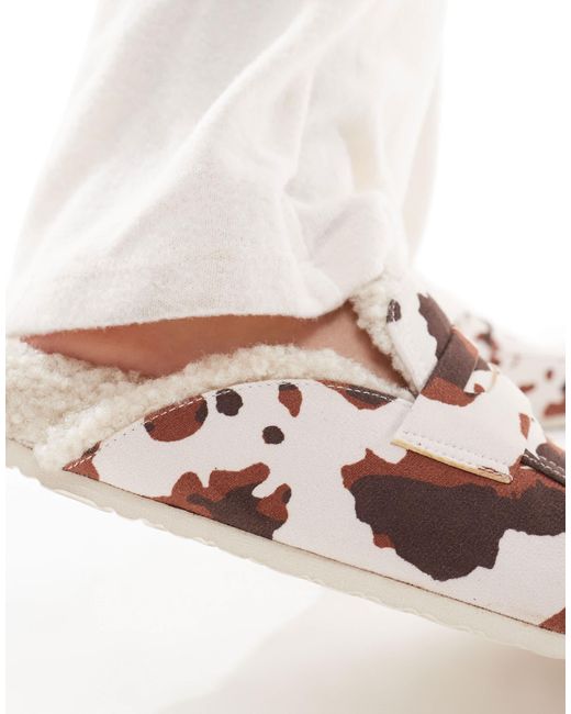SEQWL White Soda Fur Lined Mules