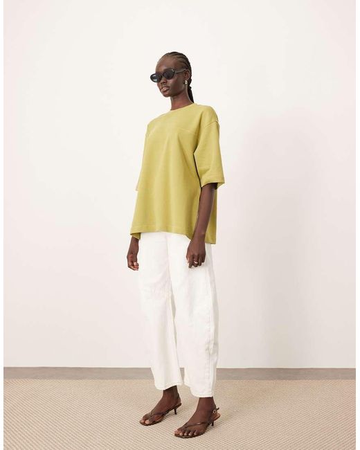 ARRANGE Natural Seam Detail Heavy Weight Oversized T-shirt