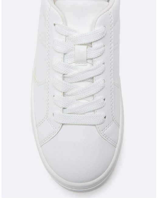 Stradivarius White Casual Platform Trainers