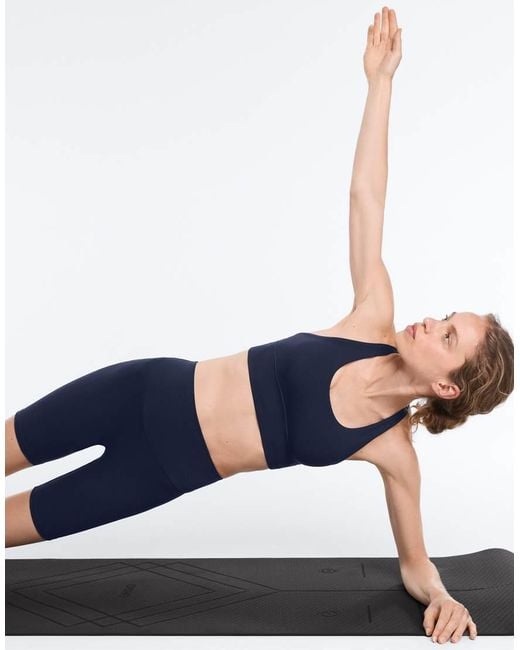 Oysho Blue Comfortlux High-Rise 20Cm Leggings