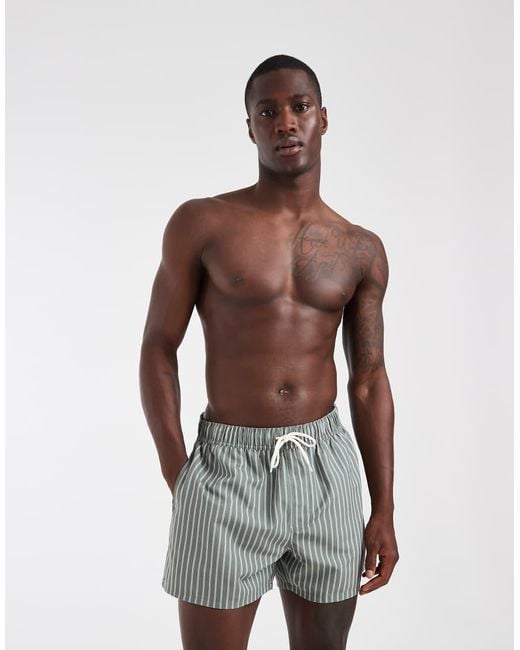 ASOS Green Swim Shorts for men