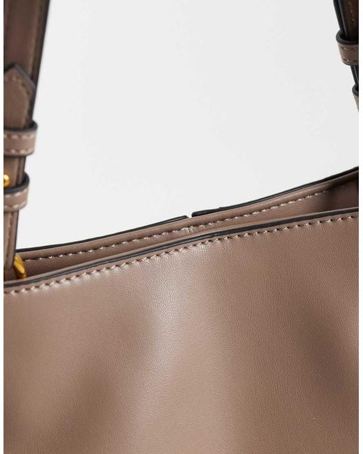 ASOS Brown Drawstring Tote Bag