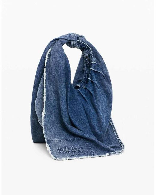 Desigual Blue Denim Bag Masha Popova