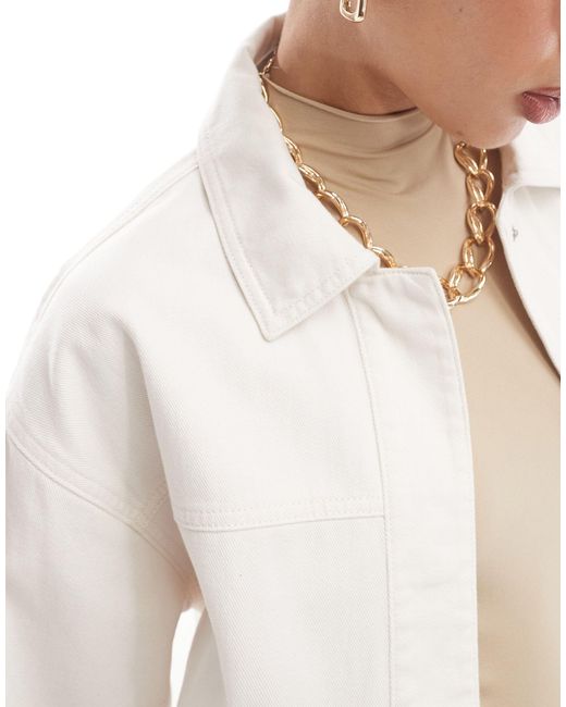 Camicia giacca di ASOS in White