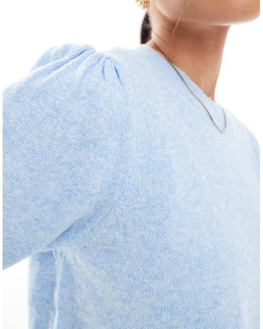 ONLY Blue 3/4 Sleeve Knitted Jumper