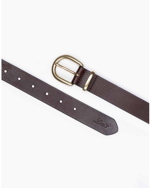 Levi's Brown – ledergürtel