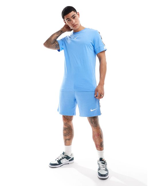 Nike Blue Repeat Jersey Shorts for men