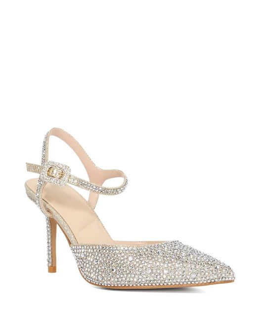 Dune White Confident Court Shoes