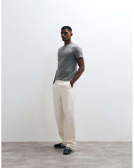 ASOS Gray Breathemaxtm Lite Slim T-shirt for men