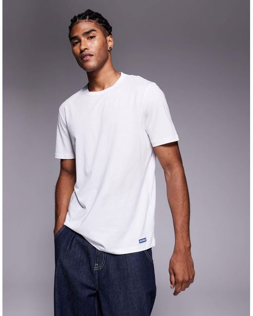 HUGO White 3 Pack Of T-shirts for men