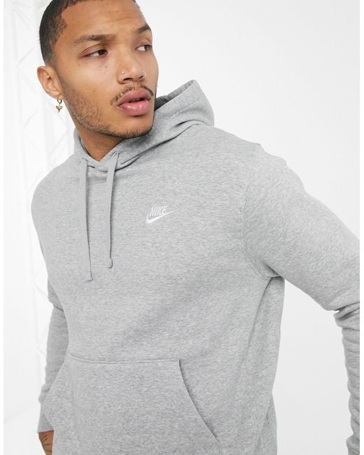 Nike Club Hoodie in Grey (Grey) for Men | Lyst Australia
