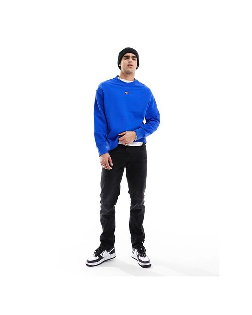 Tommy Hilfiger – locker geschnittenes sweatshirt in Blue für Herren