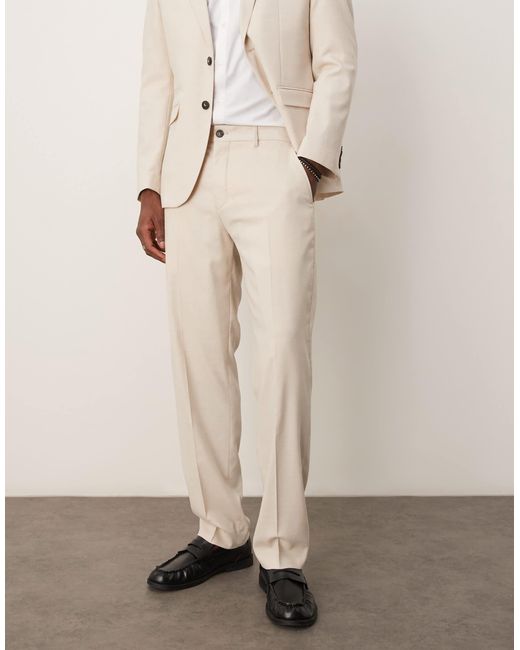 SELECTED Natural Neil Regular Fit Trouser for men