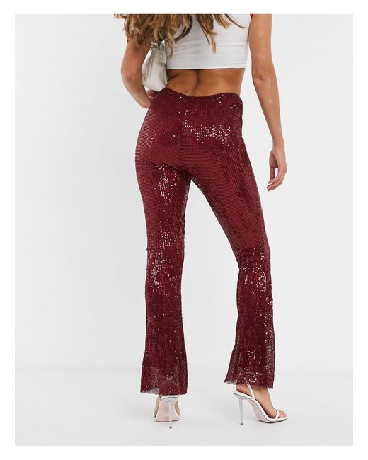 club l sequin trousers