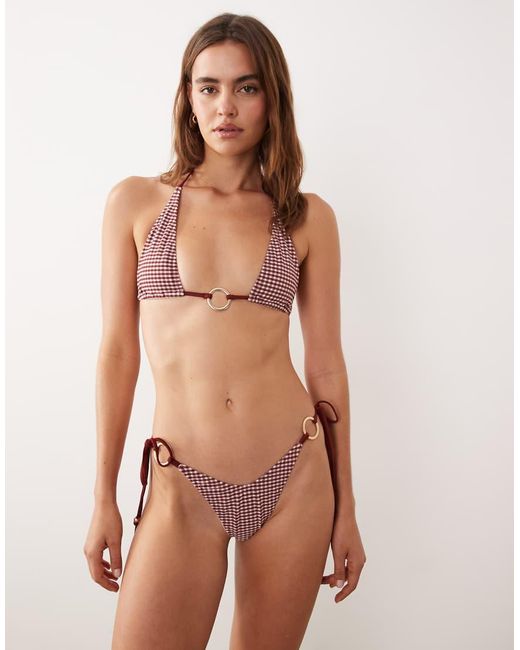 Kulani Kinis Green Ring Halter Bikini Top
