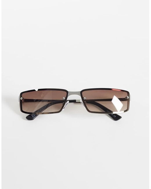 ASOS White Wrap Sunglasses for men