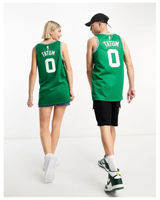 Nba boston celtics jayson tatum - canotta unisex trifoglio con logo tatum  di Nike Basketball in Verde | Lyst