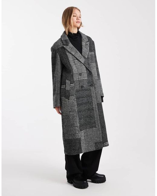 ASOS Black Oversized Dad Coat