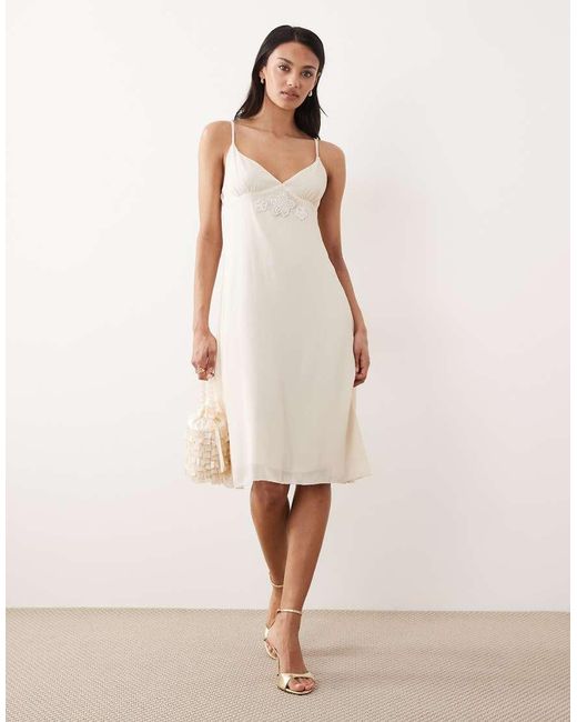 Dippin' Daisy's Natural Dippin Daisys Bridal Slip Mini Dress