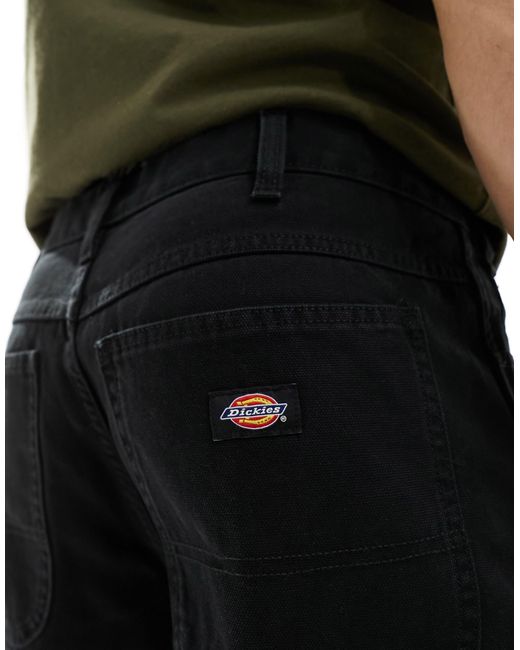 Dickies – duck canvas – shorts in Black für Herren