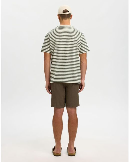 SELECTED Green T-Shirt for men