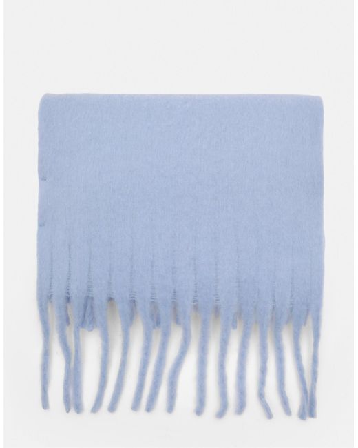 Pull&Bear Blue – schal – mohair-optik