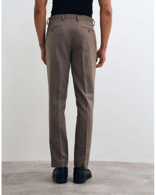 ASOS Gray Slim Suit Pants for men