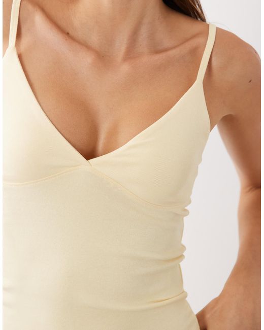 Cotton On White Ribbed Cami