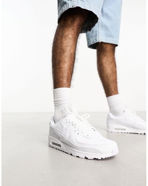 Air max 90 ltr - baskets - triple Nike pour homme en coloris White