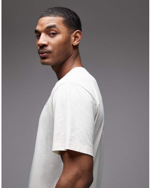 The North Face Gray Mountain Sketch Backprint T-Shirt for men