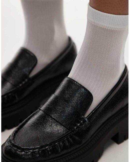 Mocasines Negros Con Suela Gruesa Cecil De TOPSHOP de color Brown